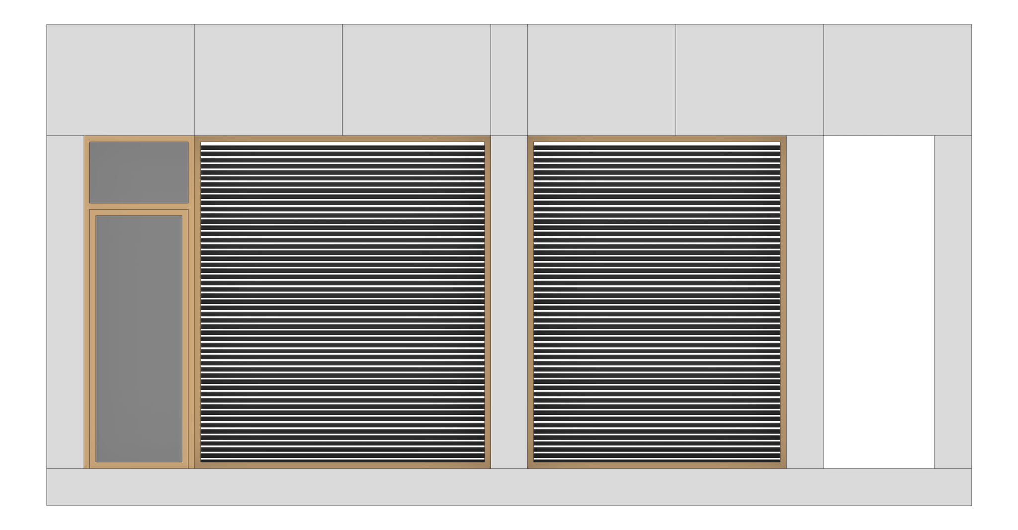 Front Image of FACADE Assembly Services Type3B 3900x7500mm