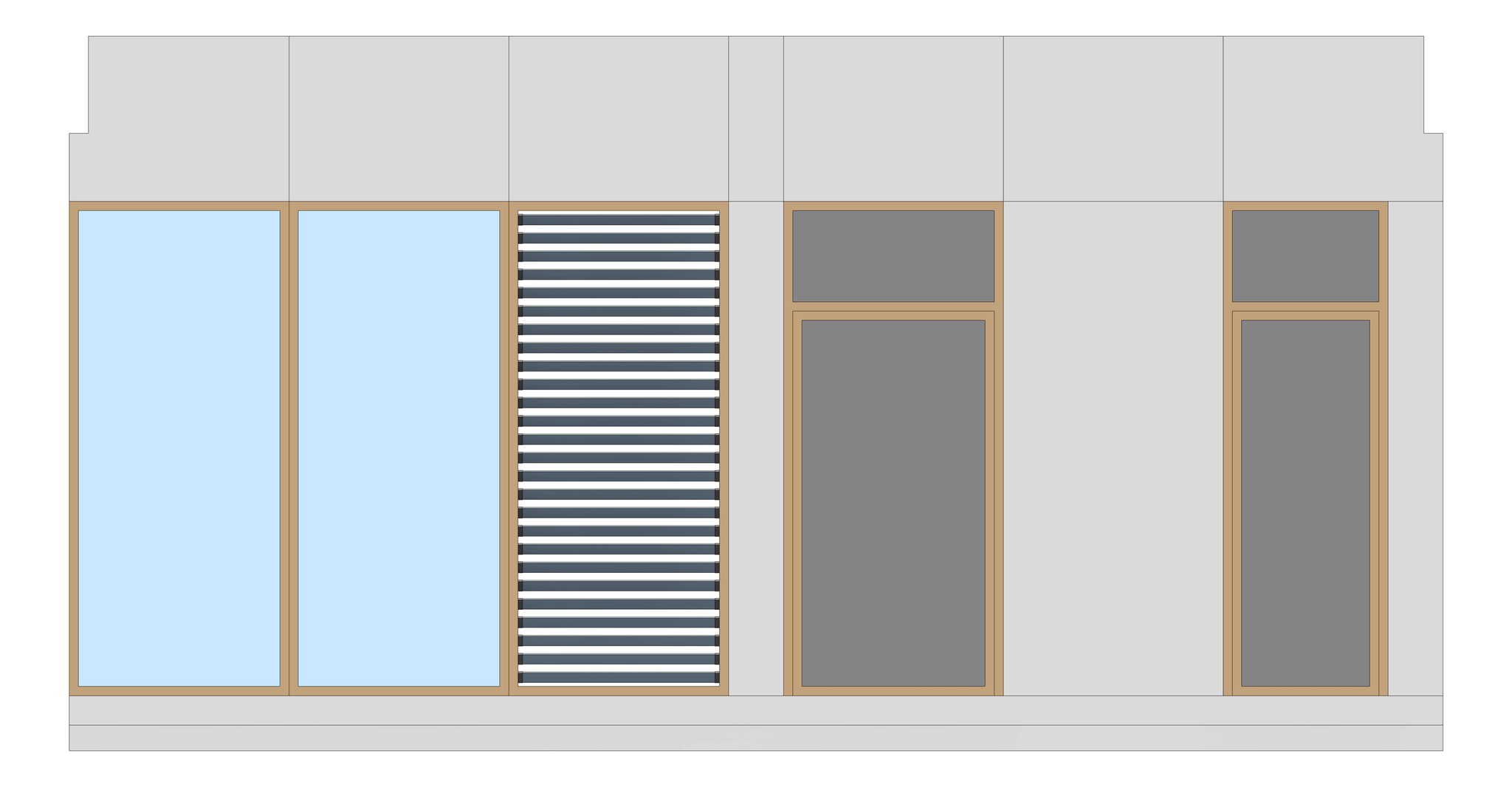 Front Image of FACADE Assembly Services Type6A 3900x7500mm