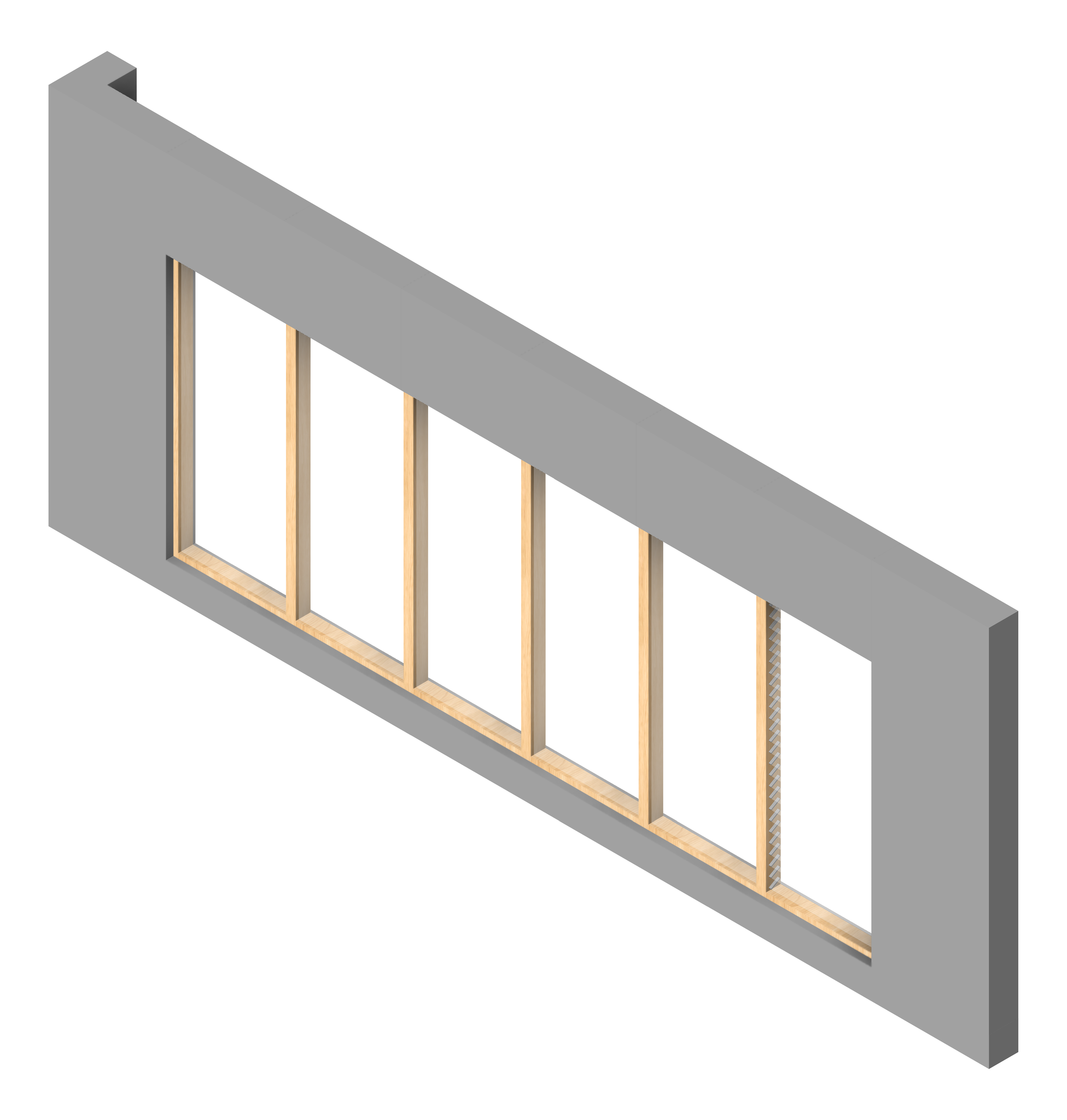 FACADE Assembly Staff Type1C 3900x9600mm