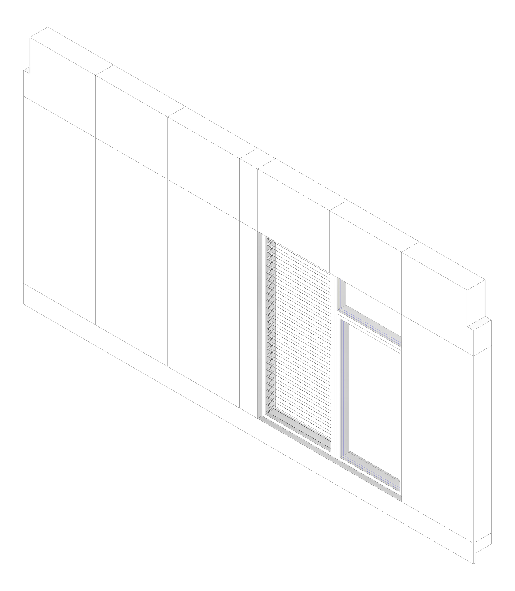 3D Documentation Image of FACADE Assembly Support Type28A 3900x7500mm