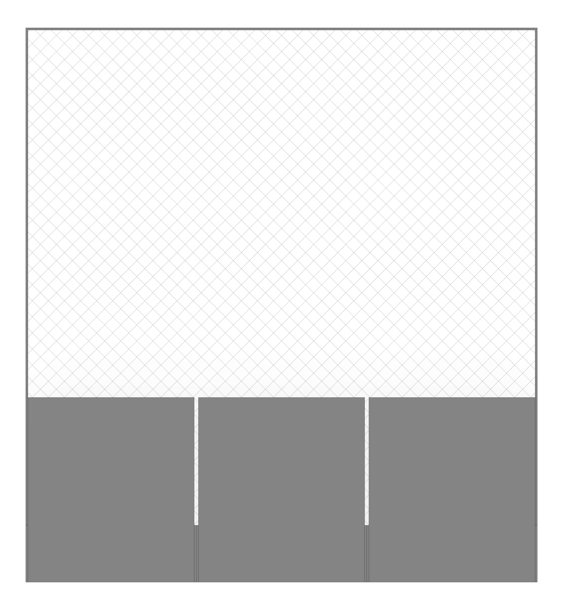 Front Image of FACADE Assembly VT Type1F 3900x3600mm