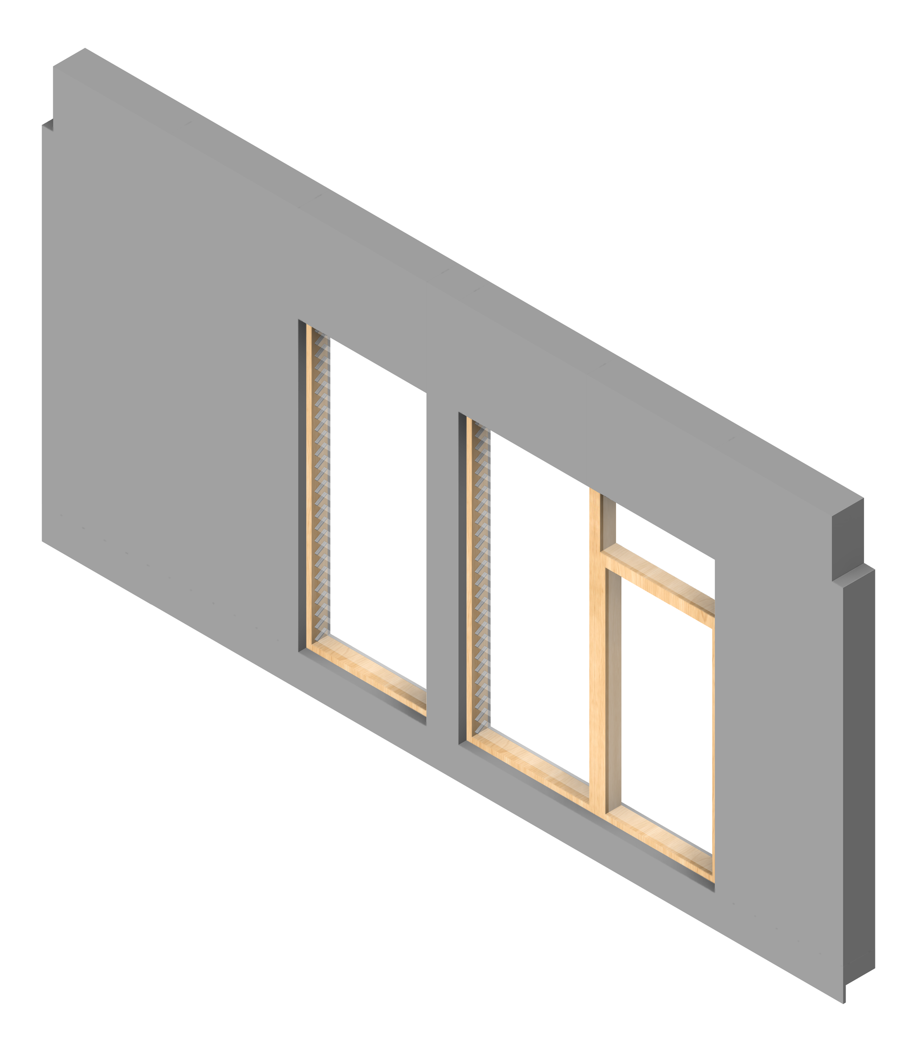 FACADE Assembly Visual-Arts Type1A 3900x7500mm