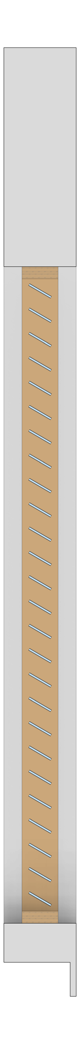 Left Image of FACADE Assembly Visual-Arts Type1A 3900x7500mm