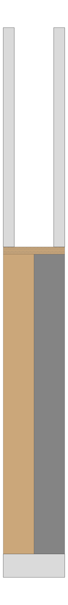 Left Image of WALL Assembly Partition TypeB11 3760x9300mm