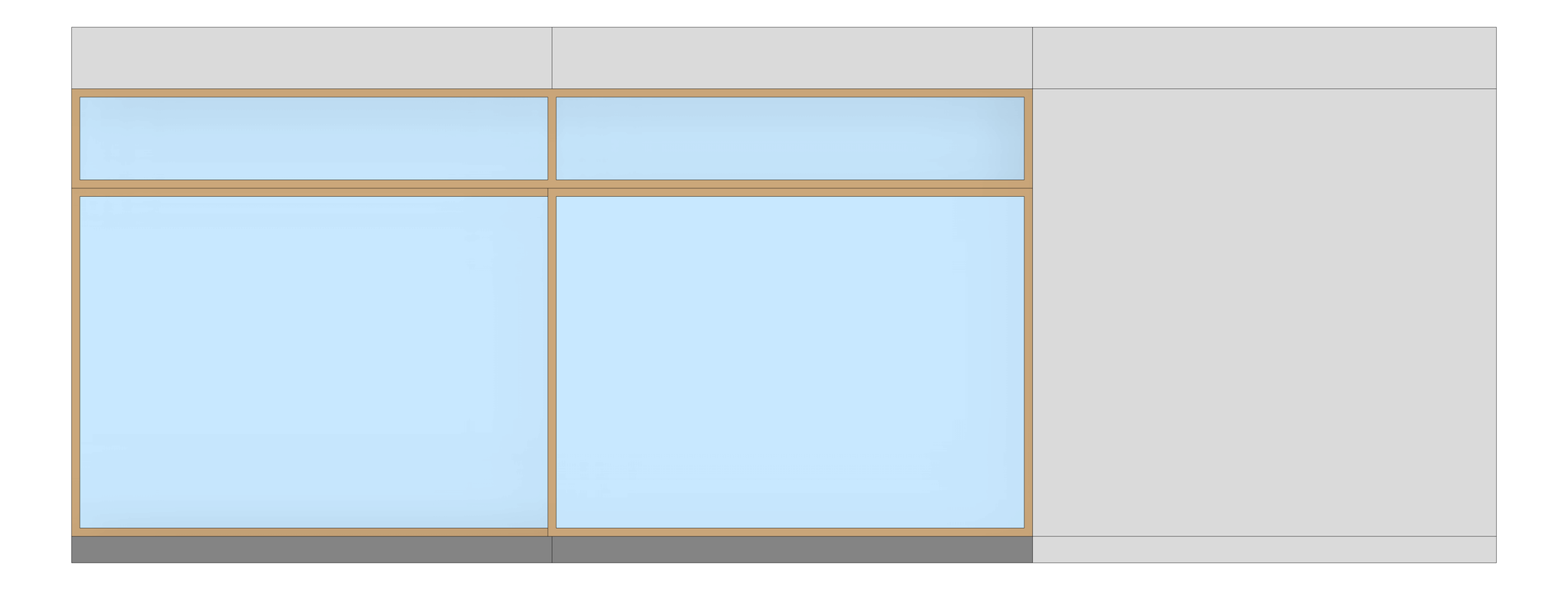 Front Image of WALL Assembly Partition TypeB1 3072x8600mm