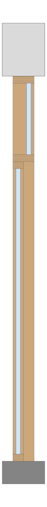 Left Image of WALL Assembly Partition TypeB1 3072x8600mm