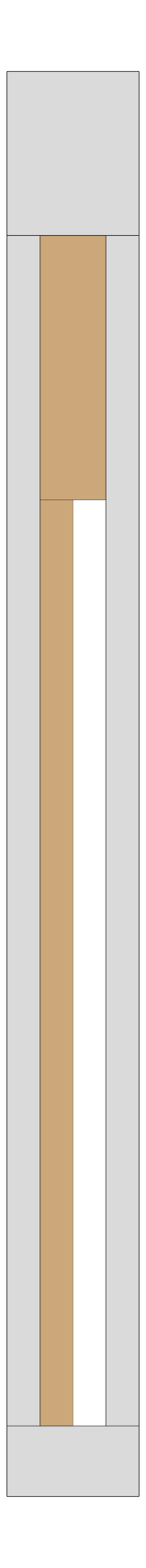 Left Image of WALL Assembly Partition TypeB2 3072x8600mm