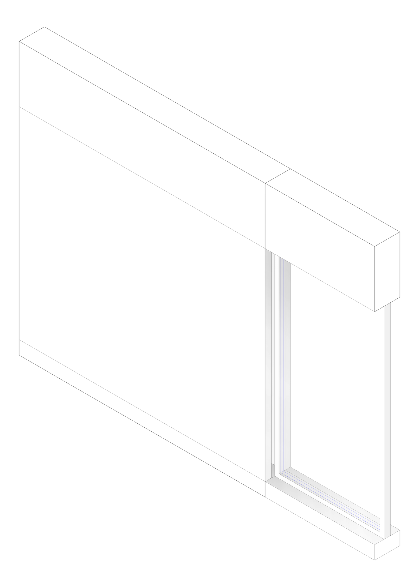 3D Documentation Image of WALL Assembly Partition TypeB3 3072x4225mm
