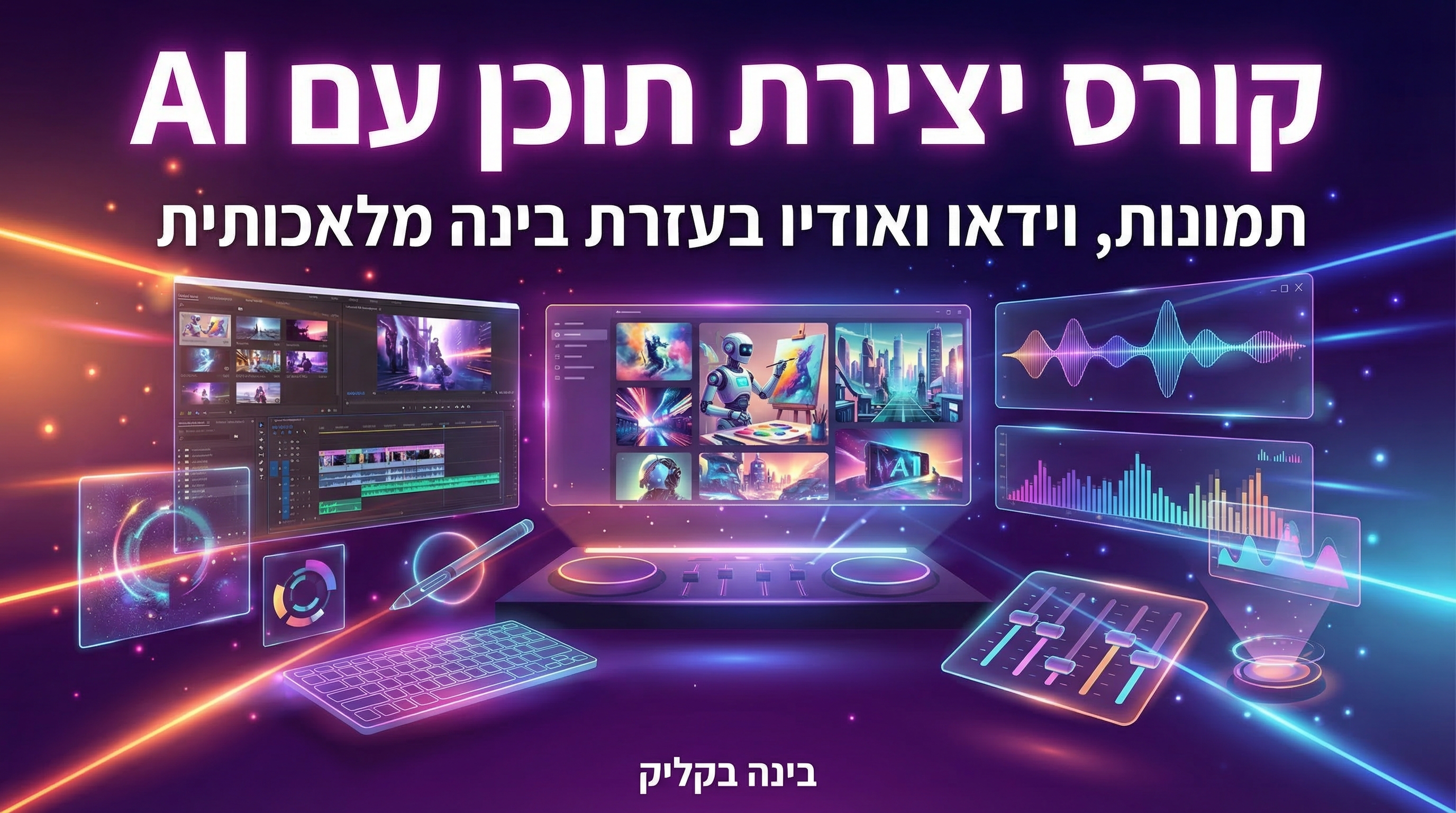 🎬 יצירת תוכן עם בינה מלאכותית