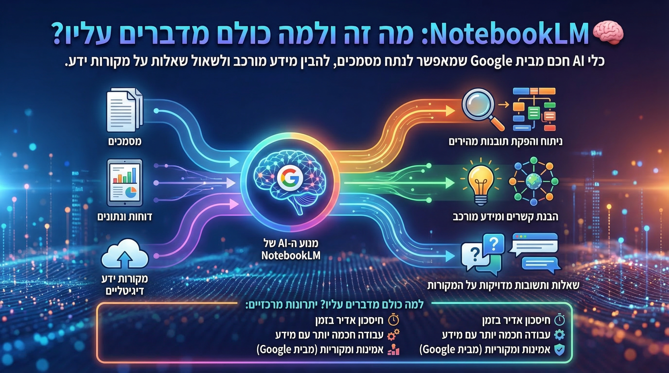 🛠️ מה זה NotebookLM ולמה כולם מדברים עליו