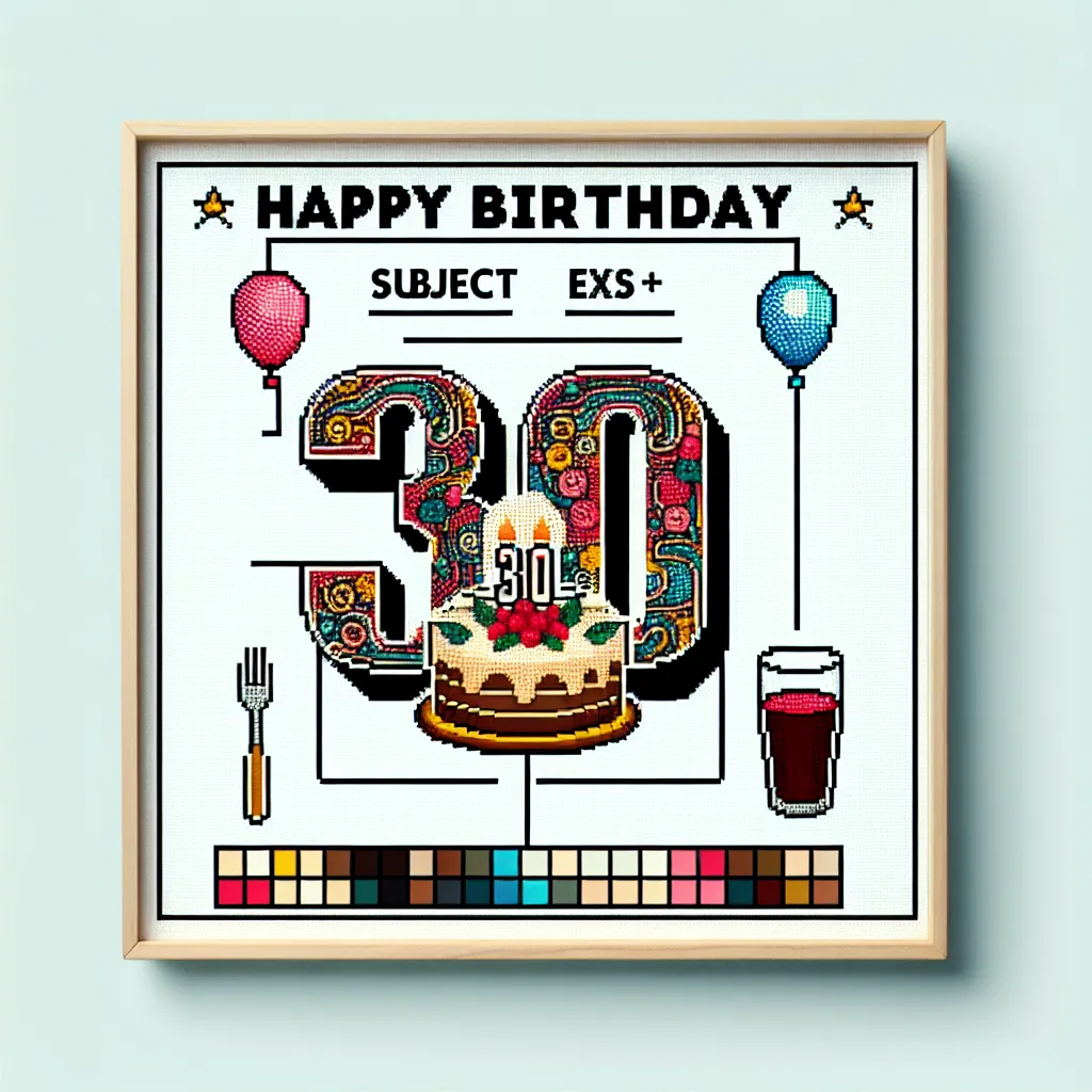 Happy 30th Birthday Mason with Cake Handcrafted DIY Style