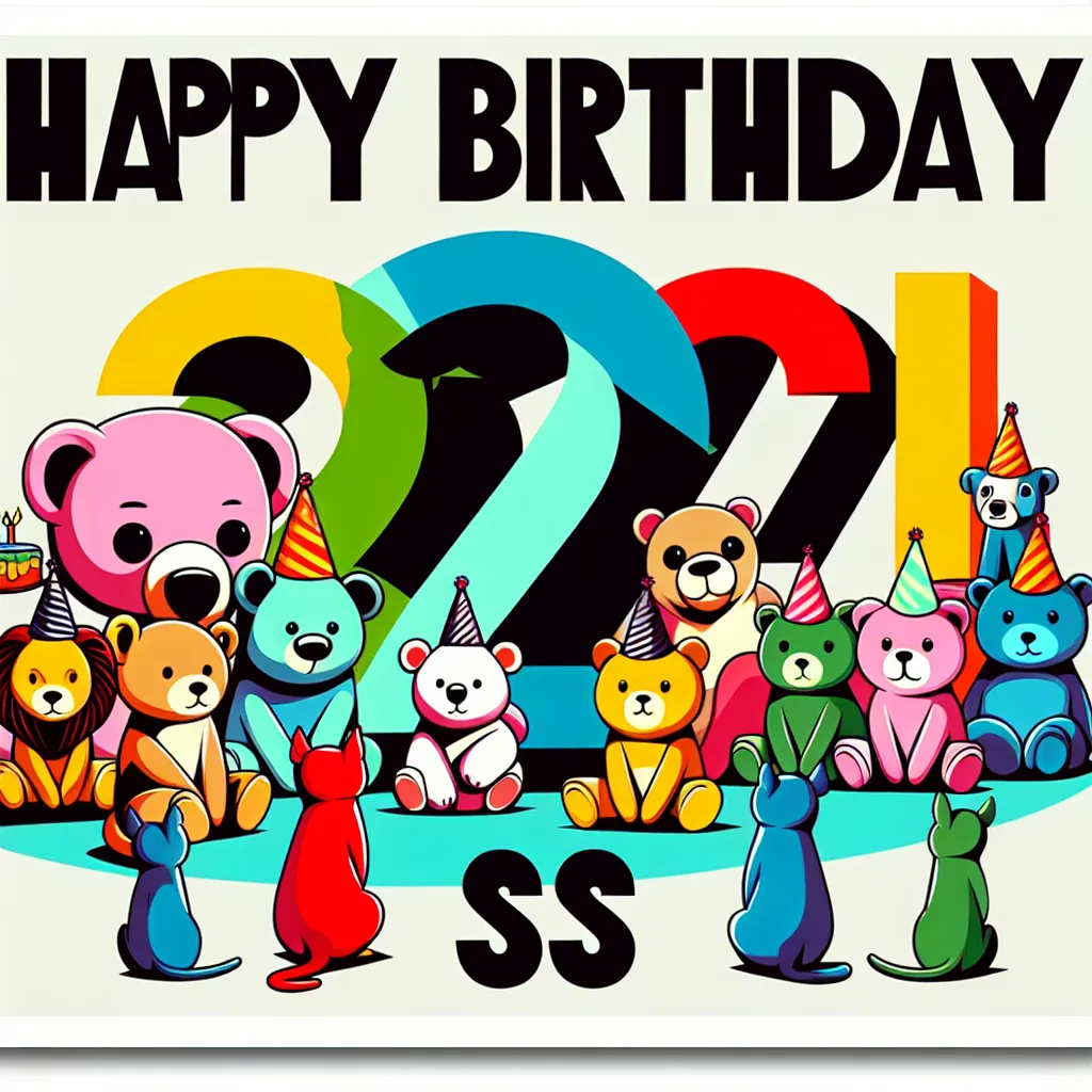 Happy 27th Birthday Sis with Cute Animals Pop Art Style