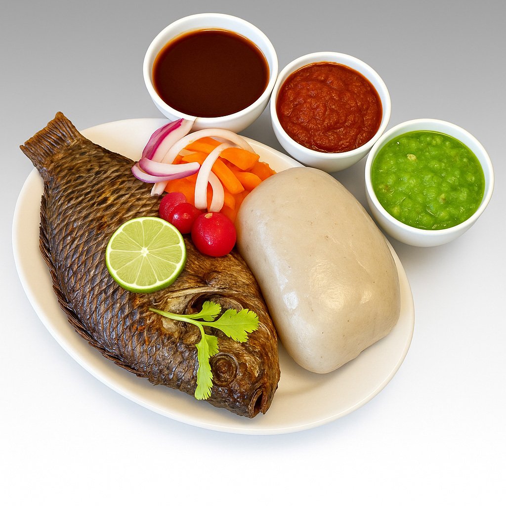 Banku & Tilapia