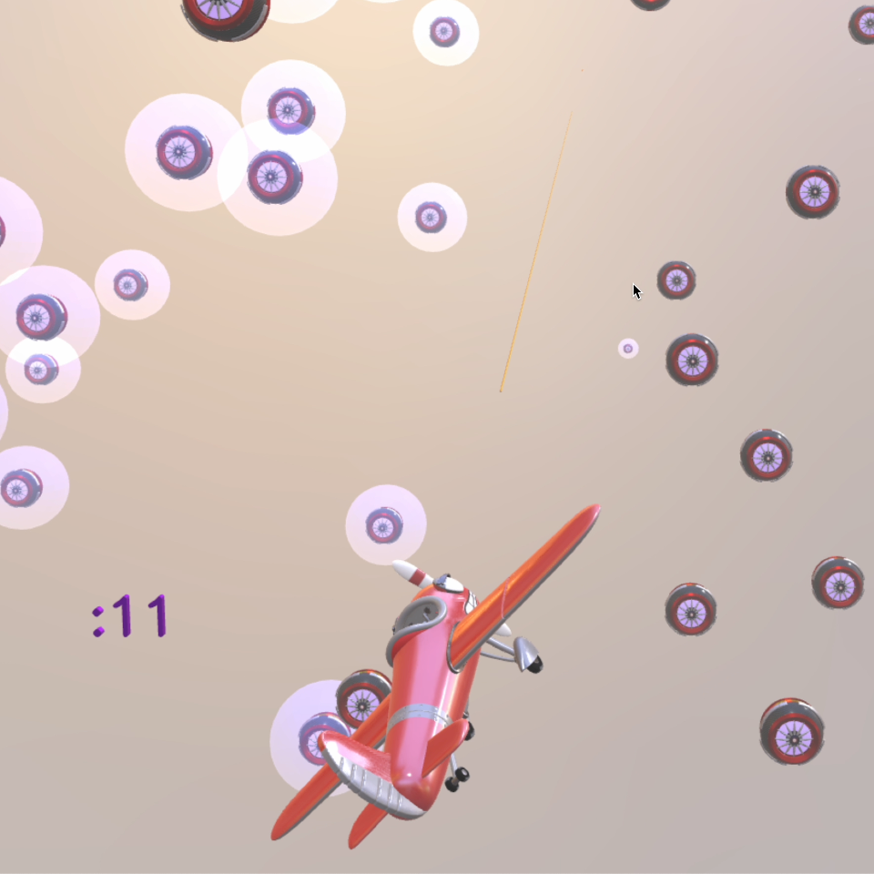 3D Game - Pop Bubbles With The Airplane Laser picture