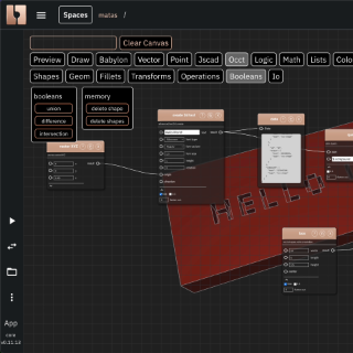 3D Text Cutout Rete picture