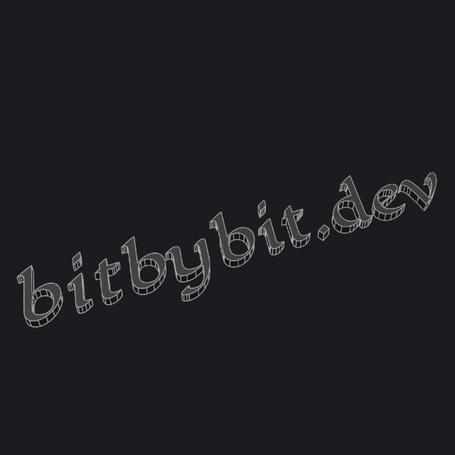 3D Text Example TypeScript picture