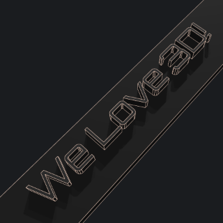 Shopify text 3d picture