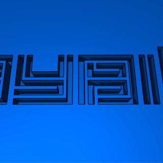 3D text with URL picture