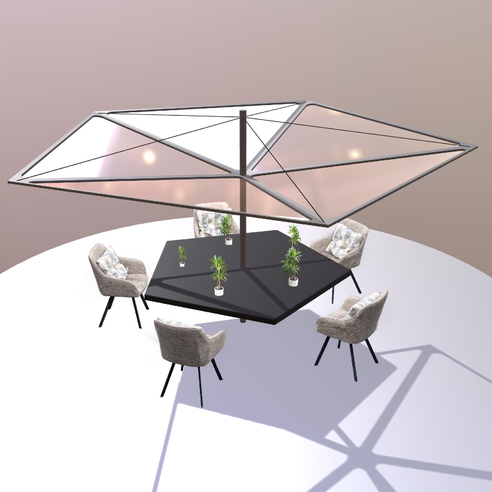 Gaussian Splatting Chairs And Table picture