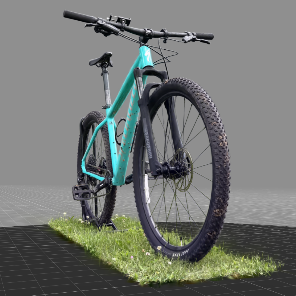 3D Bike Scan Gaussian Splatting picture