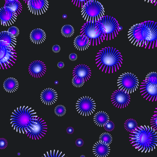 3D Field Of AI Flowers picture