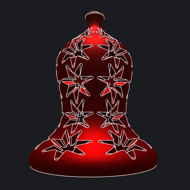 STEP file import of the computed 3D Bell model picture