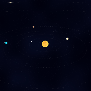 Solar System Simulation STEM picture