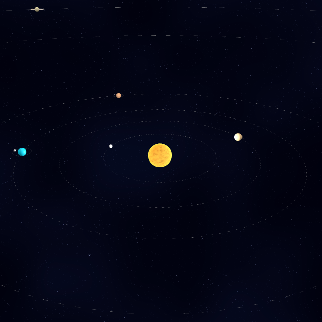 Solar System Simulation STEM picture
