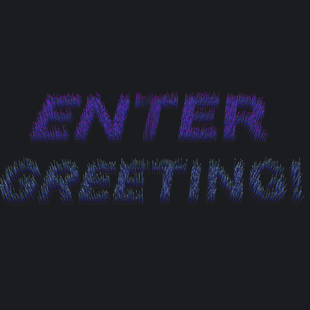 3D Grass Greeting Card picture