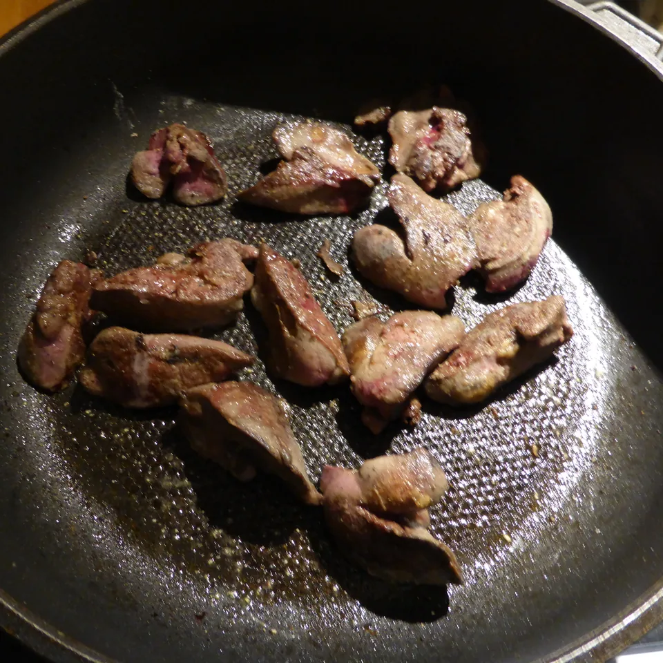 Hígado de pollo — fotografía de referencia