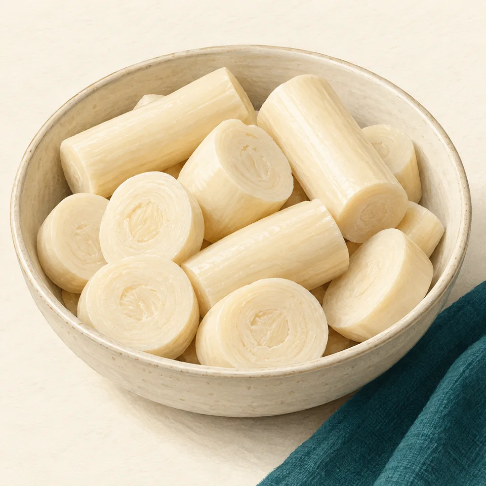 Illustration of Hearts of palm: Hearts of palm, canned, exactly as identified by USDA.