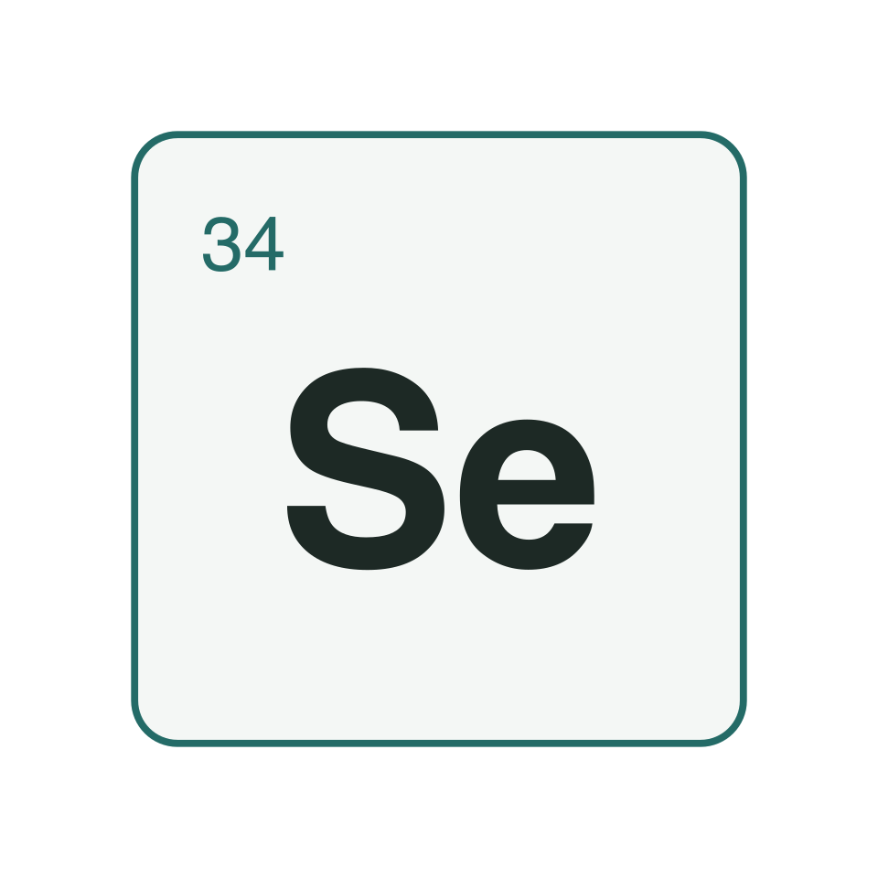 Se — símbolo del elemento — gráfico del elemento