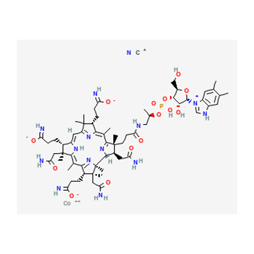 cyanocobalamin — 2D chemical diagram