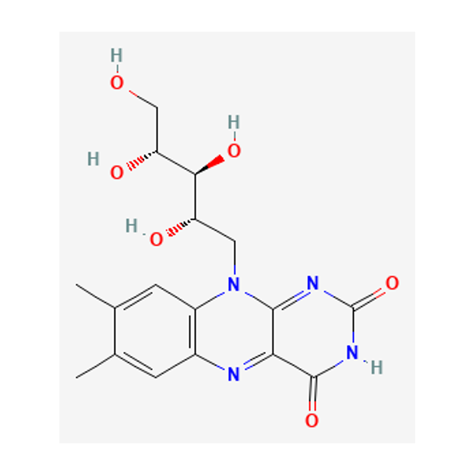 riboflavin — 2D chemical diagram