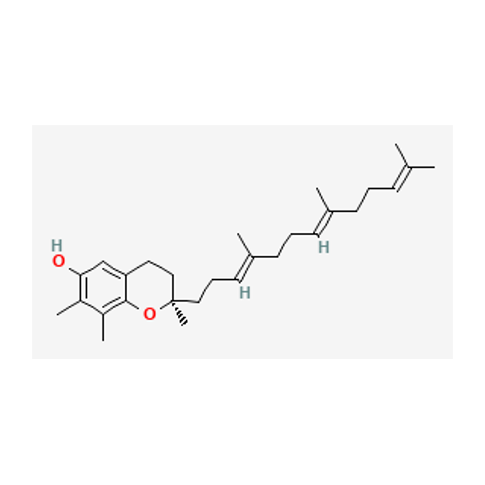 γ-tocotrienol — diagrama químico 2D