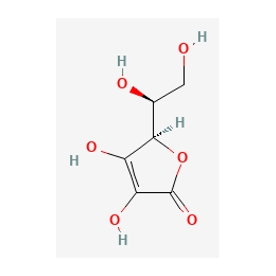 L-ascorbic acid — 2D chemical diagram