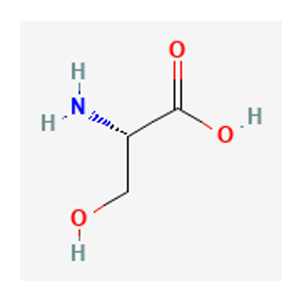 L-serine — 2D chemical diagram