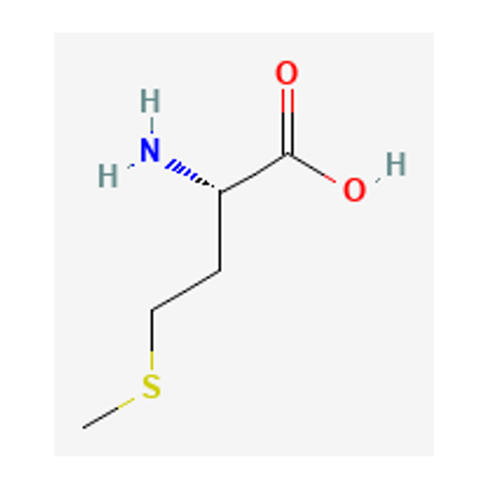 L-methionine — 2D chemical diagram