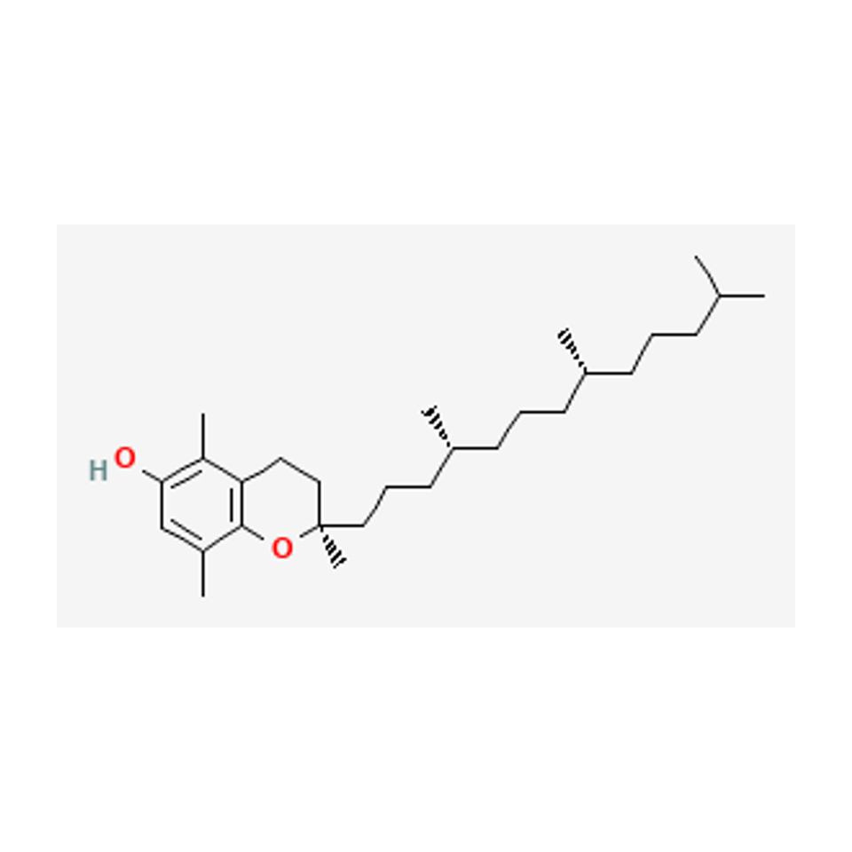 β-tocoferol — diagrama químico 2D