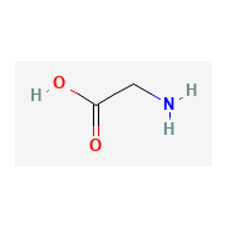 glycine — 2D chemical diagram