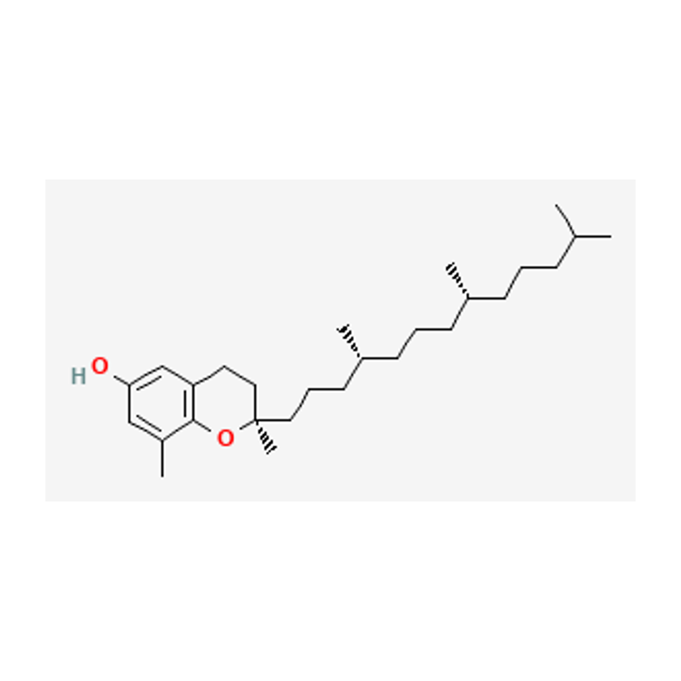 δ-tocoferol — diagrama químico 2D