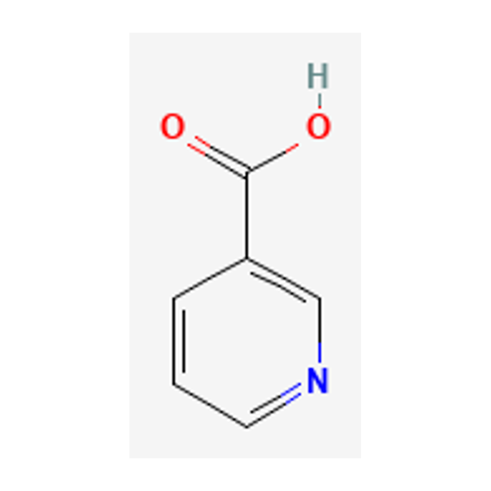 nicotinic acid — 2D chemical diagram