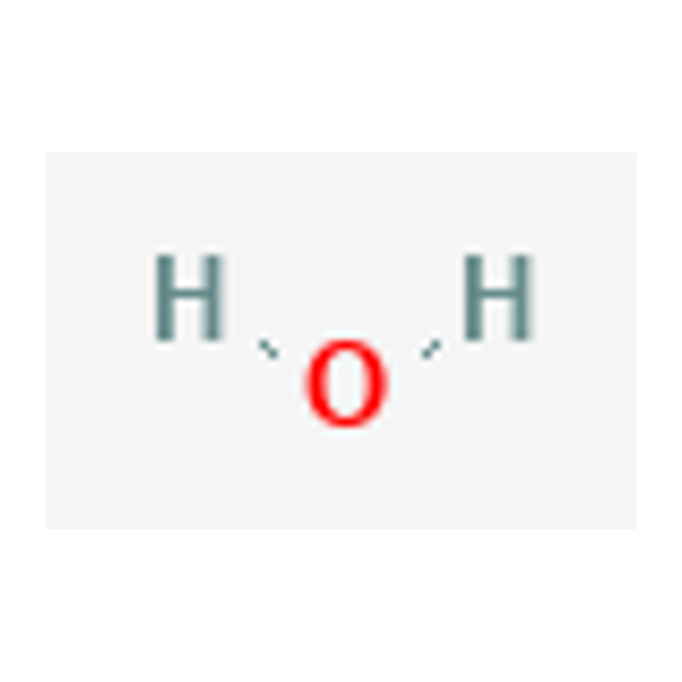 water — 2D chemical diagram