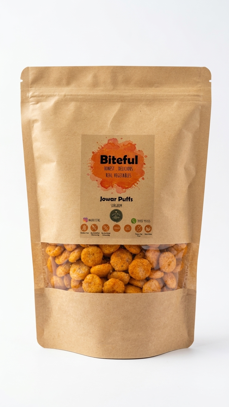 Healthy Jowar Puffs for Kids - Nutritious Millet Snack thumbnail 2