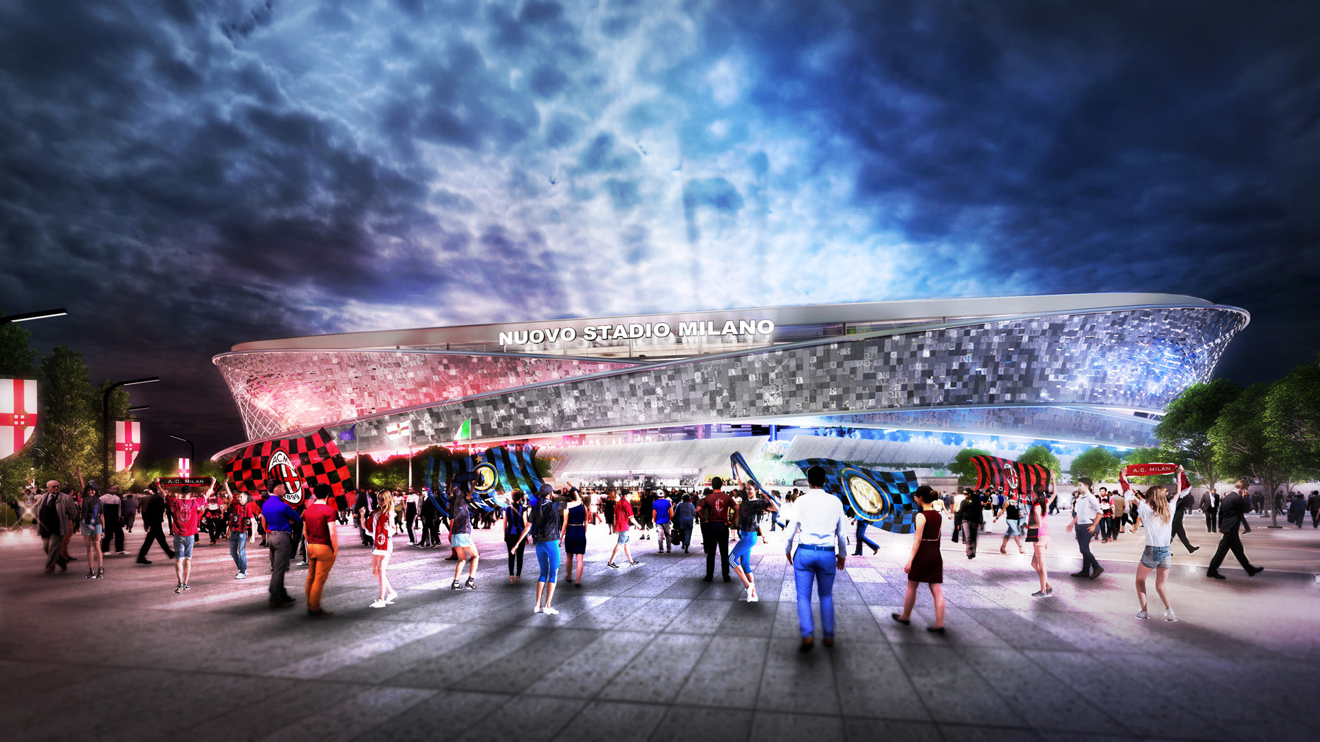 AC Milan dan Inter Milan segera bangun stadion baru