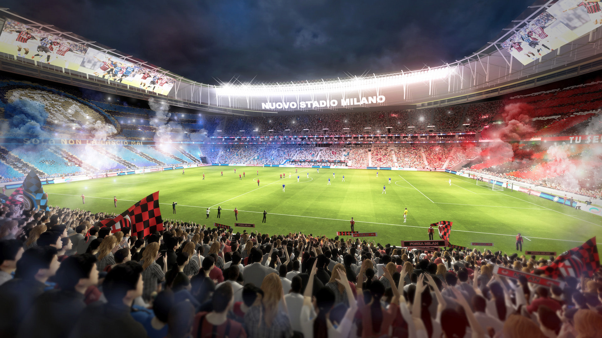 Stadion baru AC Milan dan Inter Milan habiskan biaya Rp 43,8 triliun