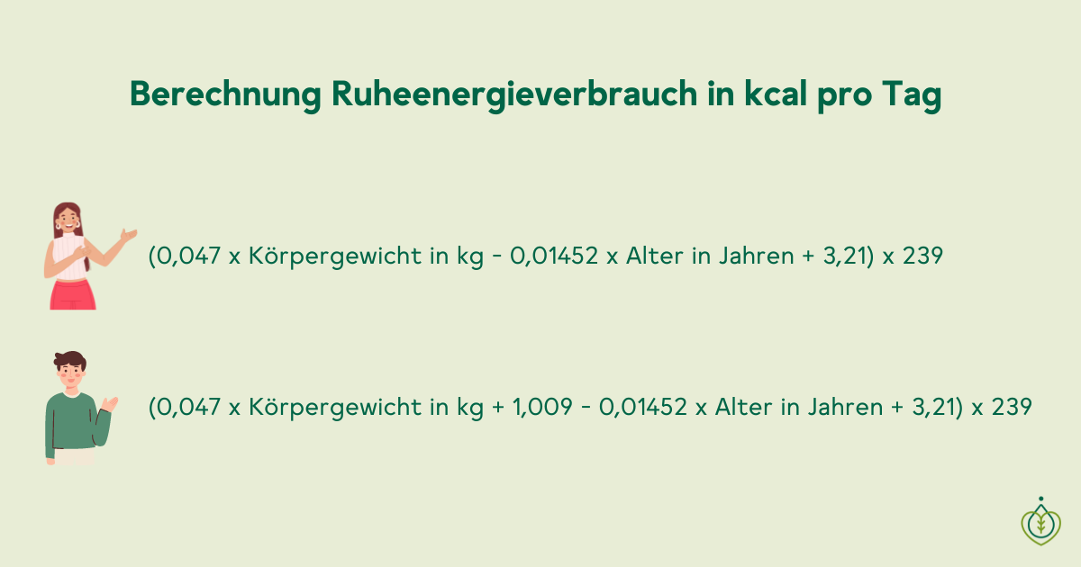 ruheenergieverbrauch berechnen