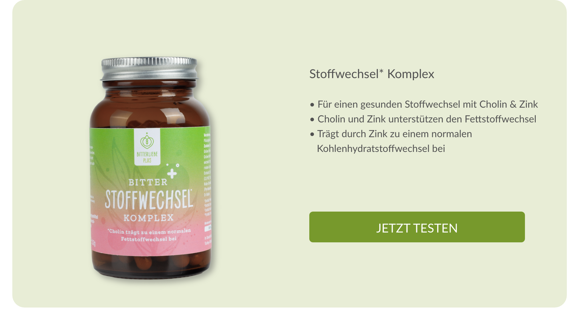 bitterliebe stoffwechsel komplex