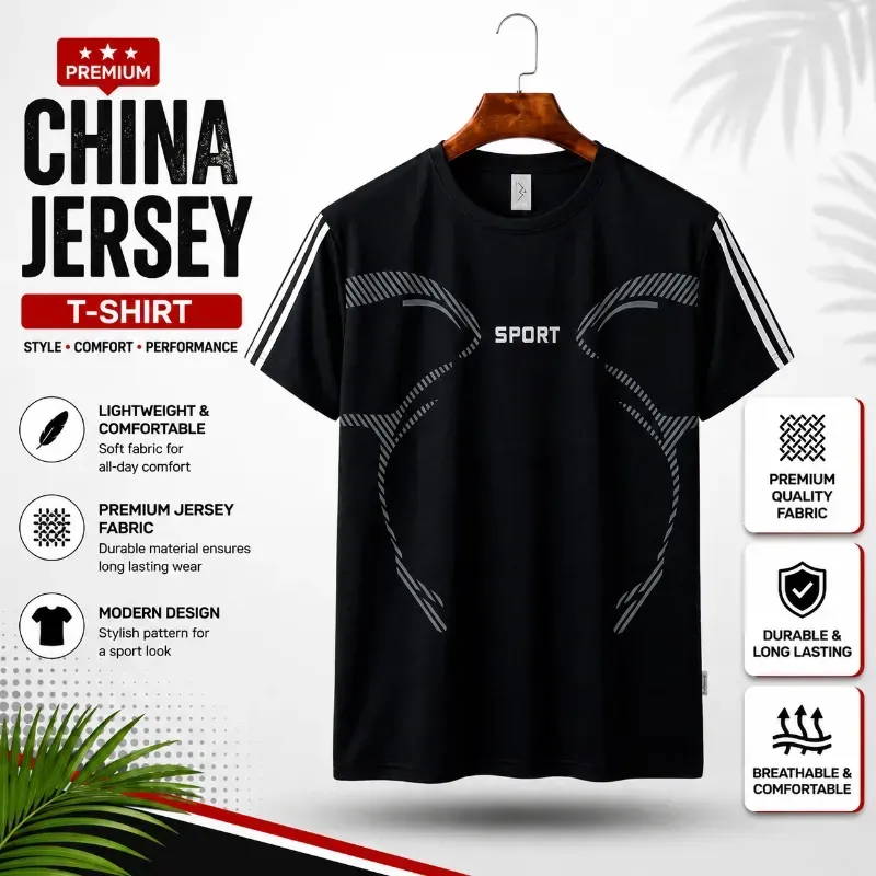 China Jersey Fecric Premium T-shirt