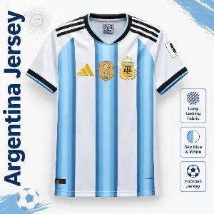 Argentina Jersey – Long Lasting Fabric Football Jersey